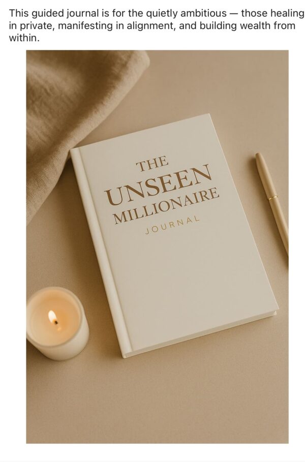 The Unseen Millionaire Journal - 30-Day Guided Edition - Image 2